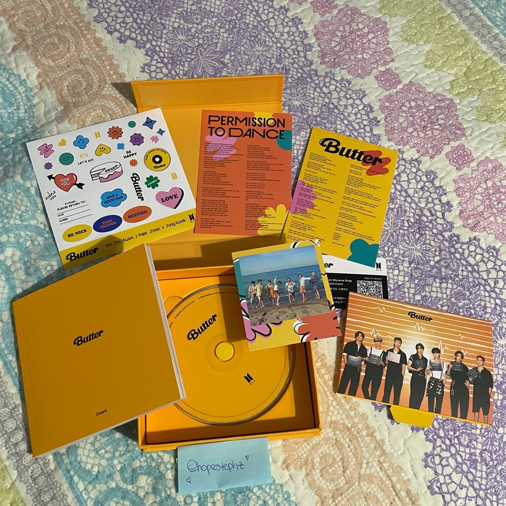 BTS Butter Album Cream Version